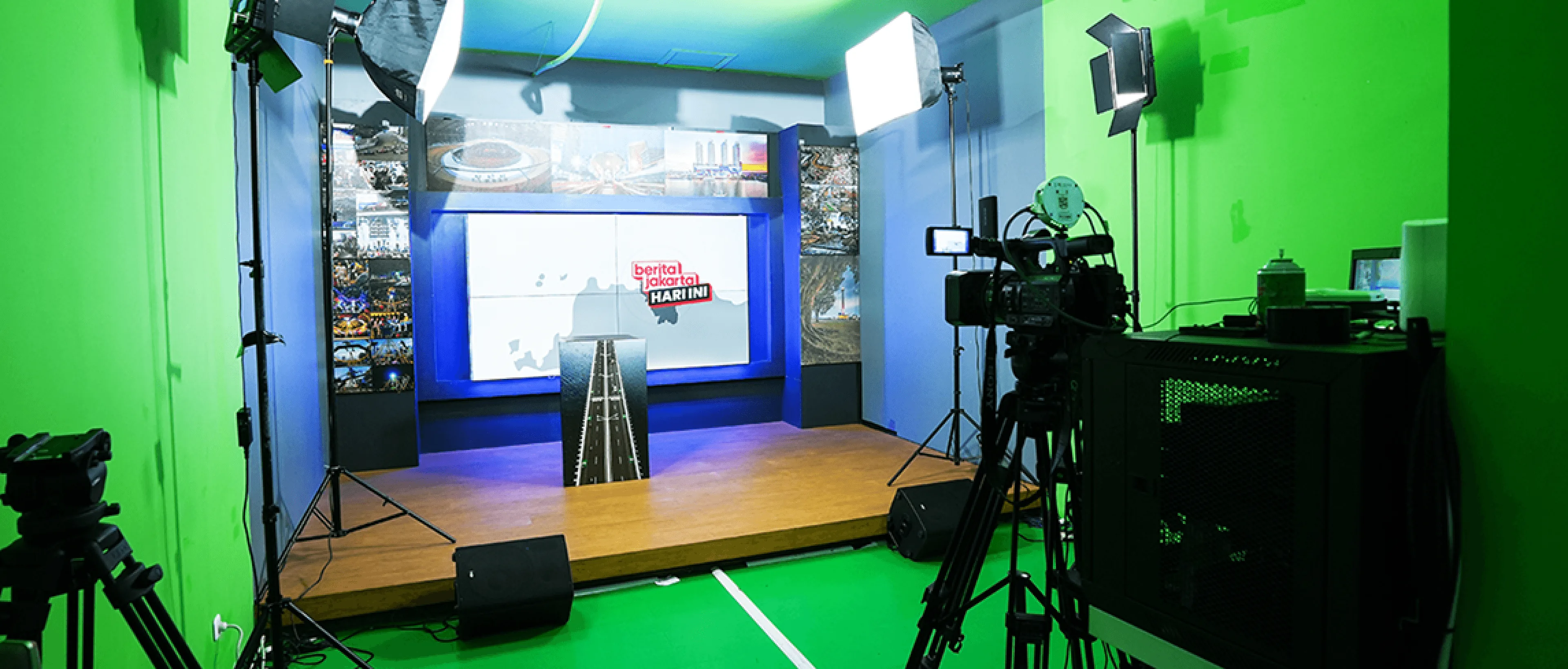 Studio Berita Jakarta di Balai Kota