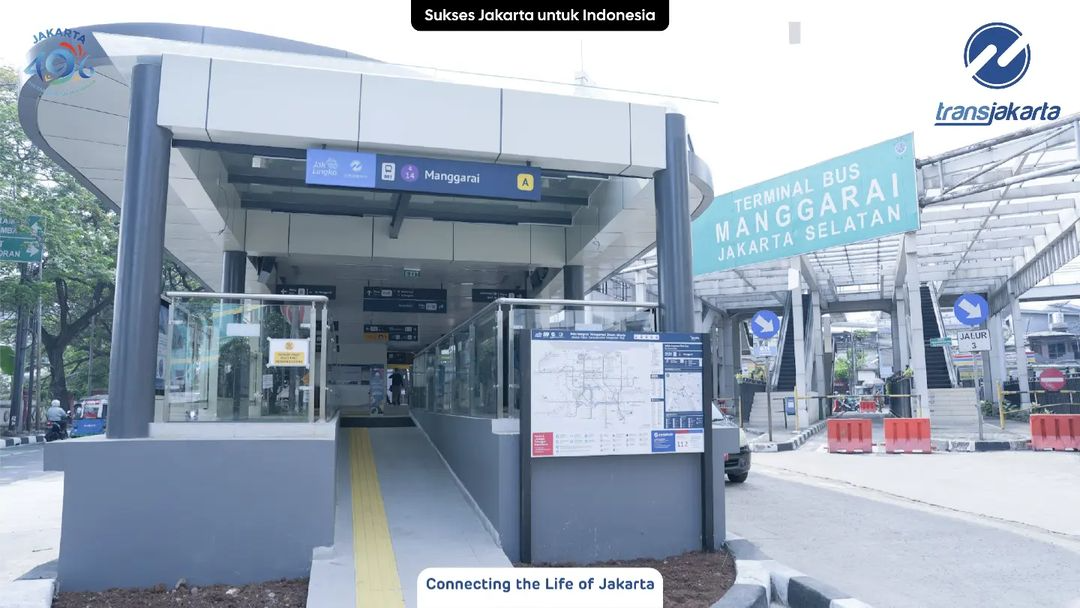 Manggarai Transjakarta bus stop